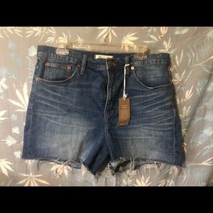 Madewell High Rise Denim Shorts